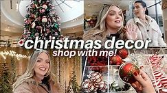 NEW CHRISTMAS DECOR SHOP WITH ME! 🎄✨ Pottery Barn + Crate & Barrel 2023