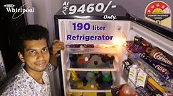 [@₹9460] - Whirlpool 190L Single Door 4 Star Refrigerator Review, Offer Trick? Best Fridge Under 15K