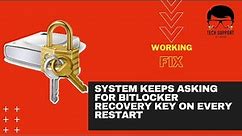 System Keeps Asking for BitLocker Recovery Key on Every Restart | Tech Support By Hanzil | Easy Fix