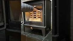 How to light your woodburning stove using the top down method.