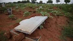 WATCH: Heavy rains lead to graves and tombstones collapsing in Joburg cemeteries | The Citizen