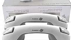 Shower Handle - 2 Pack Suction Grab Bars for Bathtubs and Showers. Shower Safety Bars for Seniors Elderly Handicap - Suction Cup Handles for Shower - Camnik