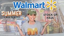 Freezer Stockpiling At Walmart | Huge Haul