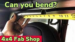 Tube bending, know your bend allowance!!