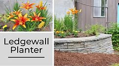 DIY Retaining Wall Planter With Ledgewall Blocks