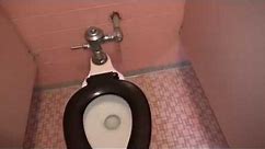 Bathroom tour: Vintage Kohler Downing and Penryn Toilets with modern Kohler Urinals and old elevator