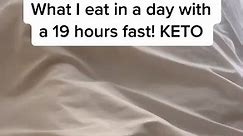 How I eat keto and fast for 19 hours #keto #ketoforbeginners #ketotips #intermittentfasting #weightloss
