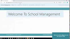 School Management system project in java with source code and project report
