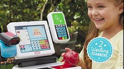Little Tikes First Self-Checkout Stand Realistic Cash Register Pretend Play Toy for Kids