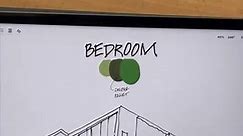 Colour psychology in different rooms. Bedroom - Green, Dining - Red and office - blue. Do you believe it or is it nonsense? #colour #colourpsychology #bedroom #office #livingroom #dining #interiordesign #design | 07sketches