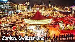 Zurich, Switzerland, Christmas market walking tour 4K - Charming Christmas markets