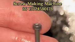 TX-5 screw making machine for M3 socket cap head screws. #reels #reelsvideo #screwmakingmachine #1die2belowheader #taishinmachinery #coldheadermachine #threadrollingmachine #socketcapheadscrew #din912 #coldheaderprice | 曾丽丽