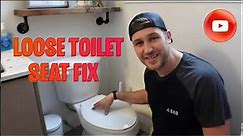 Loose Toilet Seat Repair Simple Tutorial