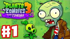 Plants vs. Zombies 3: Welcome to Zomburbia - Gameplay Walkthrough Part 1 - Dave's House!