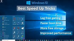 How to Speed Up Your Windows 10 Performance (Best Settings Ever)