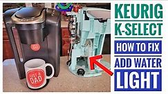 How To Fix Keurig K-Select Coffee Maker ADD Water Light Will Not Go Out