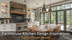 Farmhouse Kitchen Design Inspirations - Explore Rustic Beauty