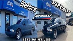 What Does A $375 Maaco Paint Job Really Look Like ? On A Chevy Impala SS