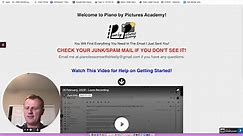 How to Login to the Piano by Pictures Academy.