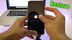 How To Restore Iphone 6/5s/5c/5/4s/4 FULLY Restore an Iphone, iPad or iPod