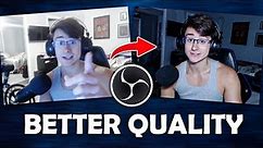 How To *IMPROVE* Your Webcam Quality In *OBS* 2023!! (Logitech C920)