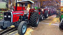 Massey Ferguson Tractor 385 Production Factory 60 years old