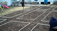 A Poor Man's Facetious Approach to Raised Beds... PVC Garden Templates!.mp4