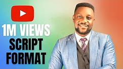 Get Millions of views using this YouTube script format (script writing for YouTube content)