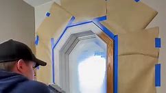 Painting Oak Trim and Cabinets! #tools #tips #tutorial #DIY #fyp #homeimprovement #realestate | Royce The Renovations