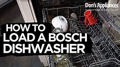 How to Load a Dishwasher | Bosch Dishwashers