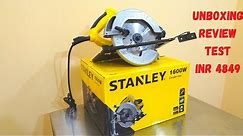STANLEY Circular Saw 1600w 190mm SC16, Unboxing, Review & Test