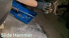 Slide Hammer Puller Set 19 PCS Front Wheel Hub Bearing Remover & Rear Wheel Axle Hub Dent Shaft Puller Tool Kit Slide Hammer
