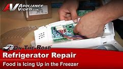 Whirlpool Refrigerator Repair - Food Is Icing Up in the Freezer - Jazz Board