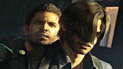 Resident Evil 6 - Chris VS Leon Fight Cutscene (4K 60FPS)