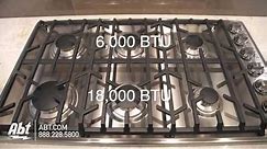 Viking 36 Stainless Steel Gas Cooktop VGSU5366BSS - Overview