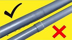 EASY! How To Connect Pvc Pipes Of The Same Size ? Did Your Local Plumber Tell You This Tricks!