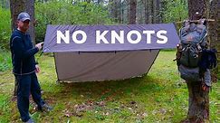 The No Knot 550 Paracord Ridgeline for Tarp Tents and Bushcraft Shelters