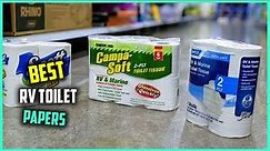 Top 7 Best RV Toilet Papers [Review 2023] - Septic/Rapid/Fast Dissolve RV Toilet Paper
