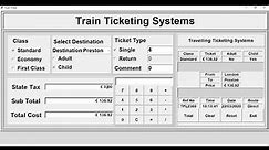 How to Create an Advanced Train Ticketing System in Python - Tutorial 1 of 4