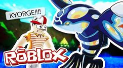 Roblox Adventures / Pokemon Brick Bronze / KYOGRE!!