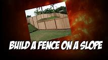 How to Install Fence Panels on a Slope: Tips and Tricks