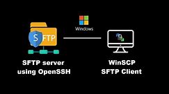 Setup SFTP server in Windows using OpenSSH with public key authentication, folder jailing