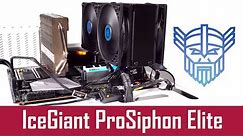 IceGiant ProSiphon Elite - Review & Test vs Noctua NH-D15 + installation on AM4 socket
