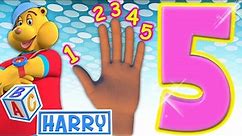 The Number 5 | Learn Counting | ABC Harry Nursery Rhymes & Kids Songs