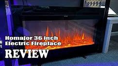 Homajor 36 inch Electric Fireplace Review 2024 - Worth the Investment?
