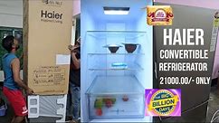 Haier 237 L Frost Free Double Door 3 Star Refrigerator (Moon Silver, HEB-243GS-P) unboxing & review