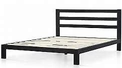 ZINUS Arnav Metal Platform Bed Frame with Headboard, Wood Slat Support, No Box Spring Needed, Easy Assembly, Queen