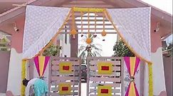 Home entrance decoration - how to make it ready gate #fun #decor #gate #entrance #diy