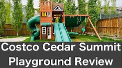 Costco Cedar Summit playset by Kidscraft- Installation and quality review