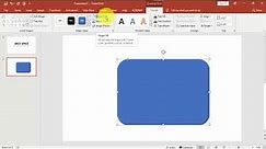 How to make a shape transparent in PowerPoint 2022